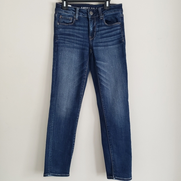American Eagle Next Level Stretch Skinny Jeans sz 4S - Picture 1 of 8